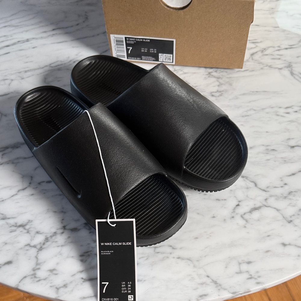Nike Black Calm Slide Sandals
